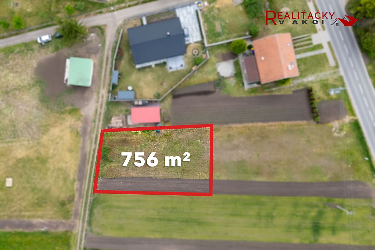 Prodej stavebního pozemku 756 m² – fotografie 3