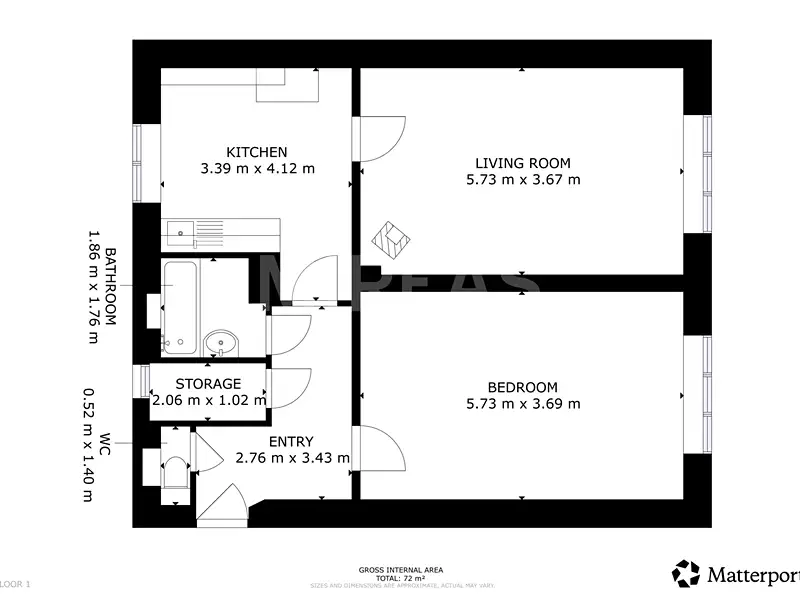 Prodej bytu 2+1 72 m², Milovice – náhled fotky 3