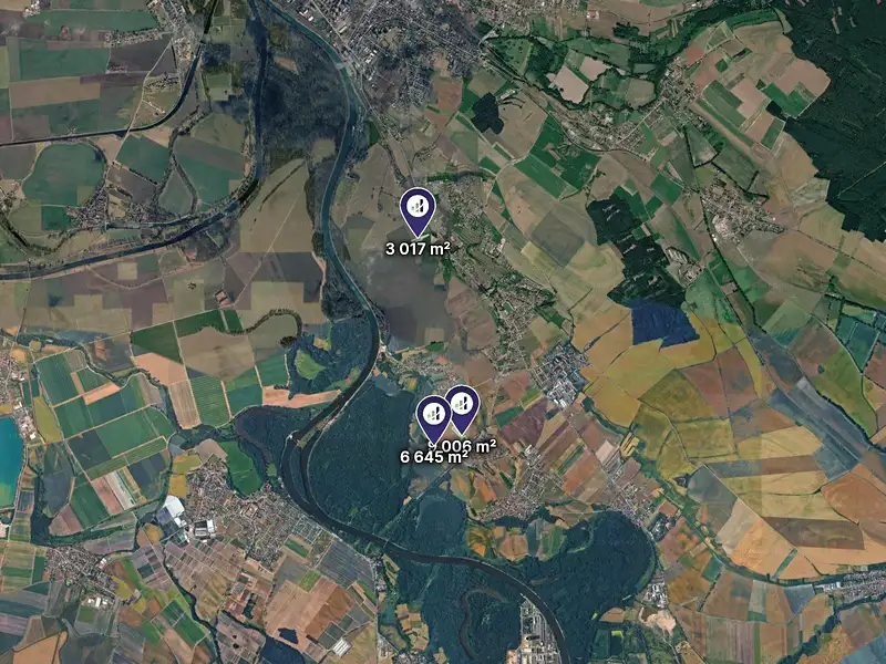 Prodej pole 18668 m², Kly – náhled fotky 3