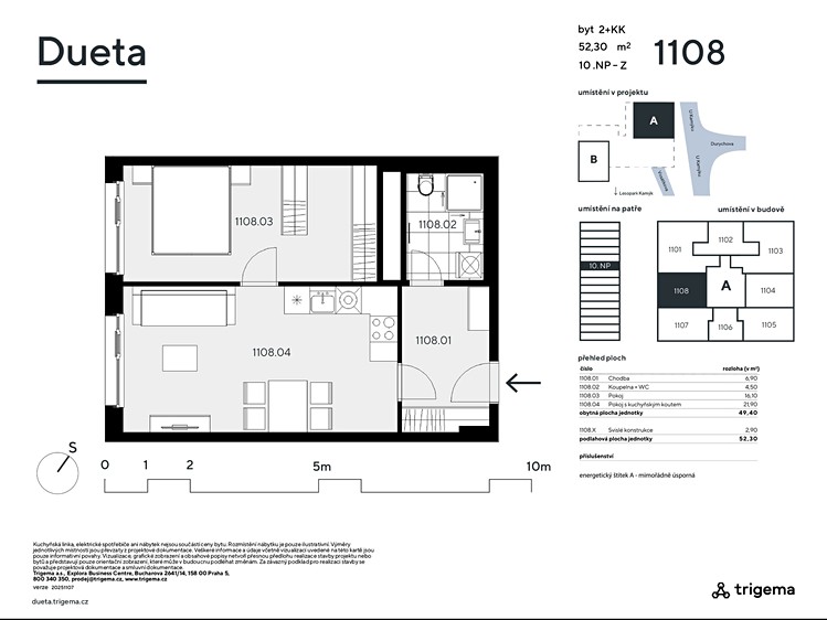 Wohnung 2+kk zum Kauf, 49 m² (3 von 11)