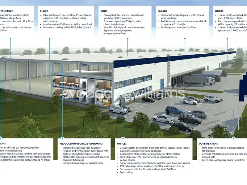 Pronájem výrobní haly, prostoru 40660 m², Údlice – náhled fotky 2