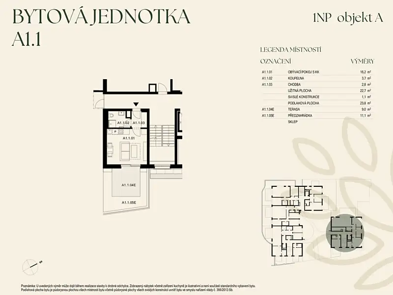 Prodej bytu 1+kk 24 m², Praha – náhled fotky 3