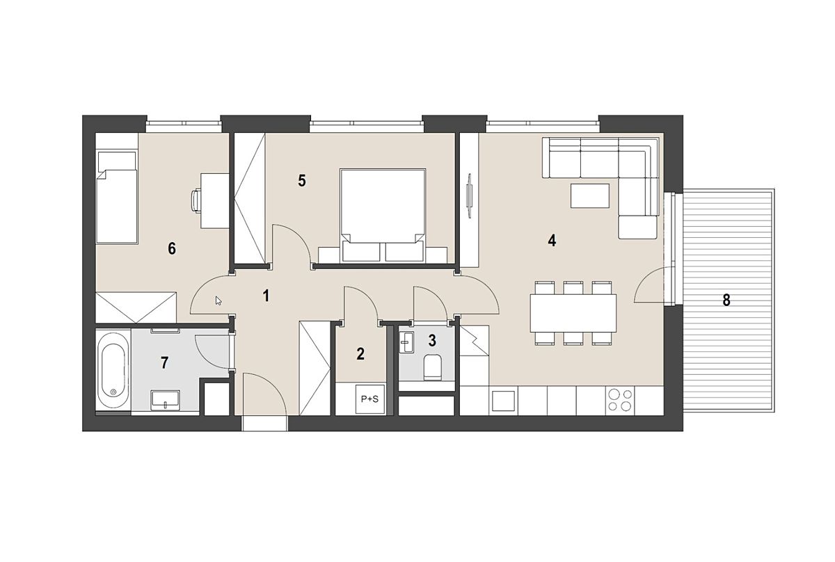 Prodej bytu 3+kk 71 m² – fotografie 4