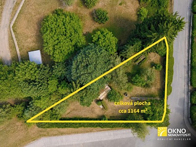 Prodej  stavebního pozemku 1 164 m²