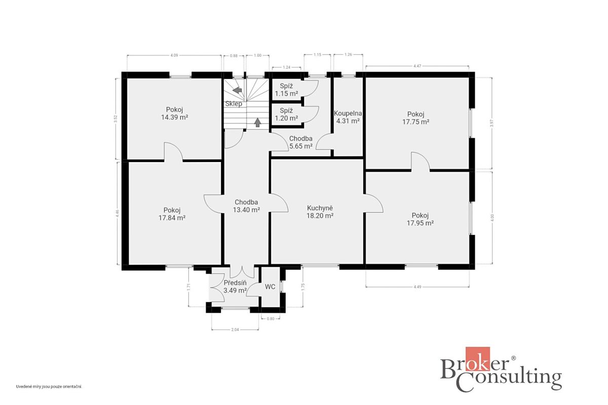 Prodej rodinného domu 740 m², pozemek 2940 m² – fotografie 3