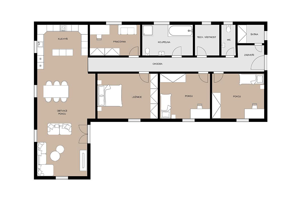 Prodej rodinného domu 170 m², pozemek 947 m² – fotografie 3
