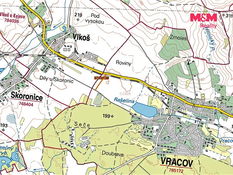 Prodej pole 1971 m², Vracov – náhled fotky 2