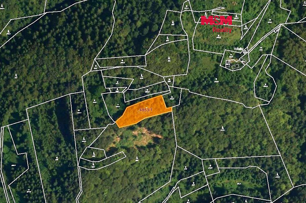 Prodej lesa 3244 m², Halenkov – fotka 1 z 3