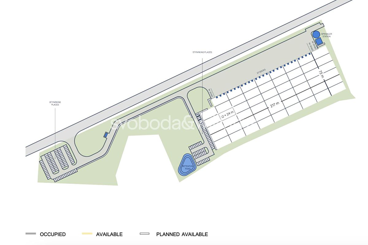 Pronájem výrobní haly, prostoru 15500 m² – fotografie 3