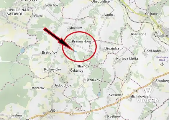 Prodej pole 12777 m², Krásná Hora – náhled fotky 3