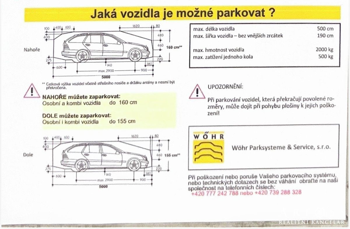 Pronájem garážového stání 13 m² – fotografie 3