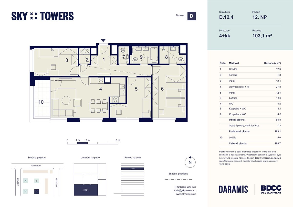 Prodej bytu 4+kk 95 m² – fotografie 4