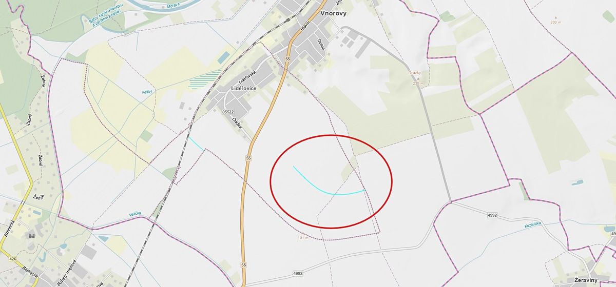 Prodej pole 6318 m²