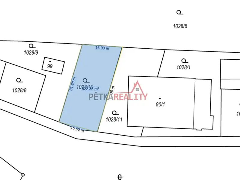 Prodej stavebního pozemku 541 m², Brtnice – náhled fotky 3