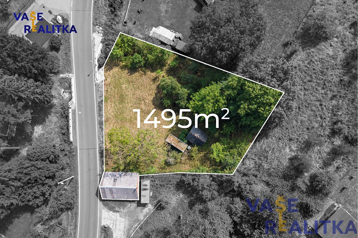 Prodej stavebního pozemku 1495 m² – fotografie 2