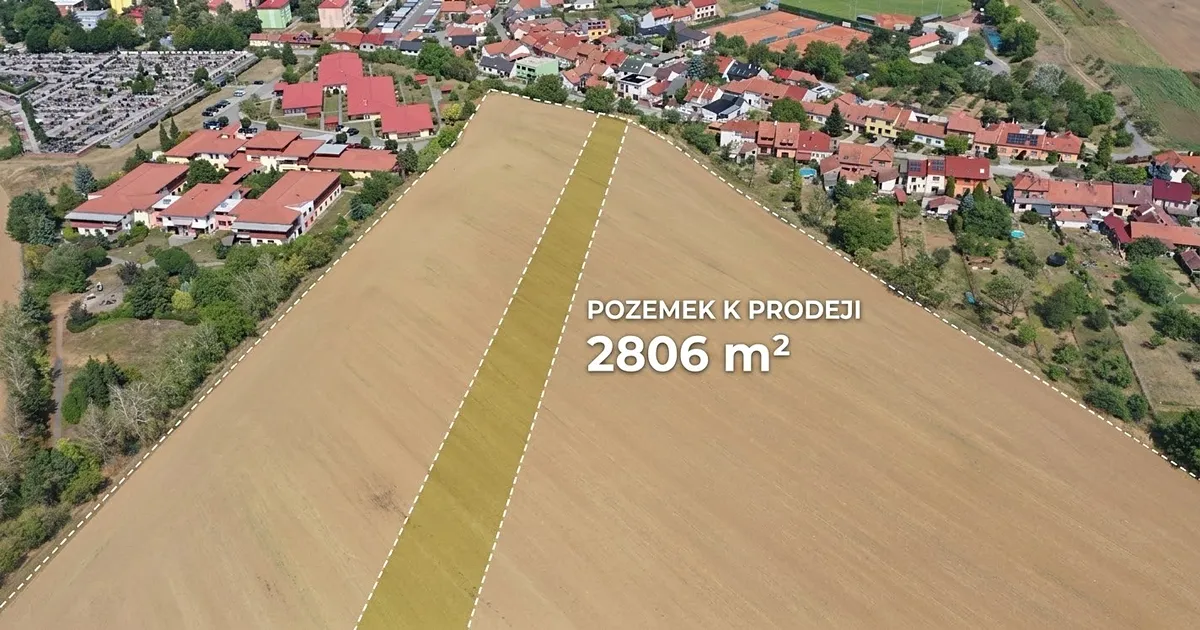 Prodej stavebního pozemku 2806 m²