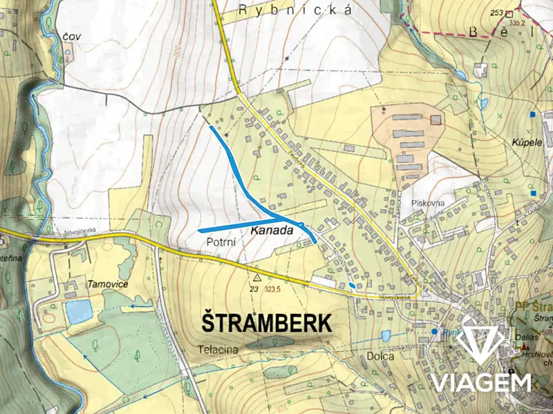 Prodej pole 1308 m², Štramberk – náhled fotky 3
