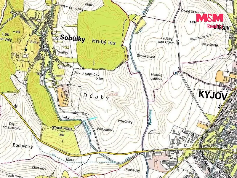 Prodej pole 929 m², Sobůlky – náhled fotky 2
