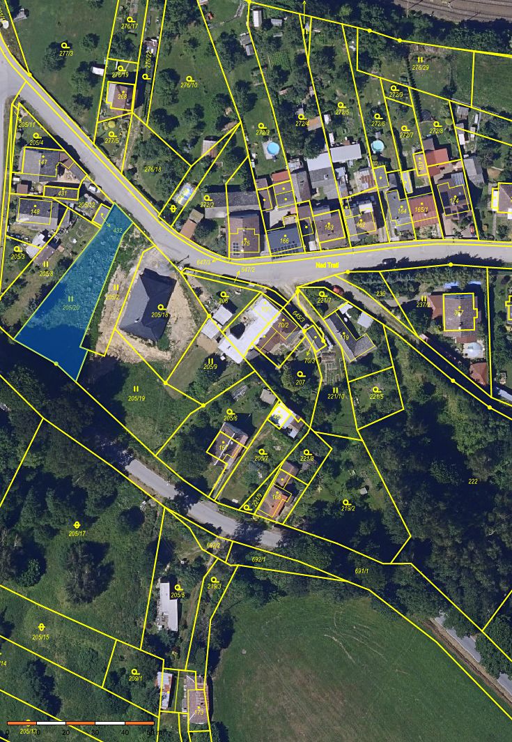 Prodej stavebního pozemku 819 m², Pohled – fotka 1 z 3