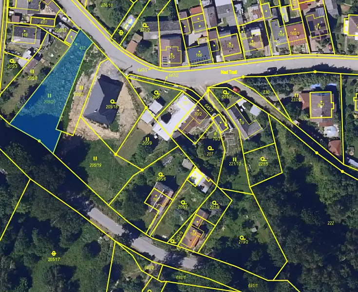Prodej stavebního pozemku 819 m², Pohled – náhled fotky 1