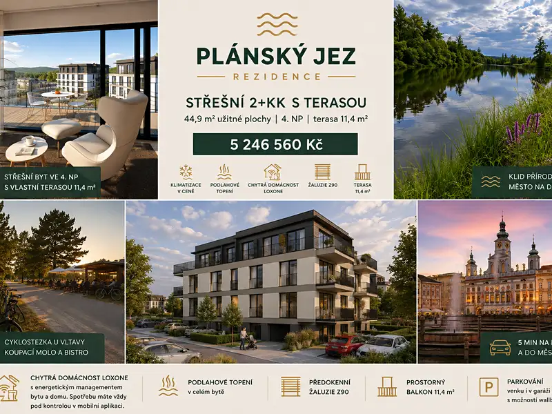 Prodej bytu 2+kk 45 m², Planá – náhled fotky 1
