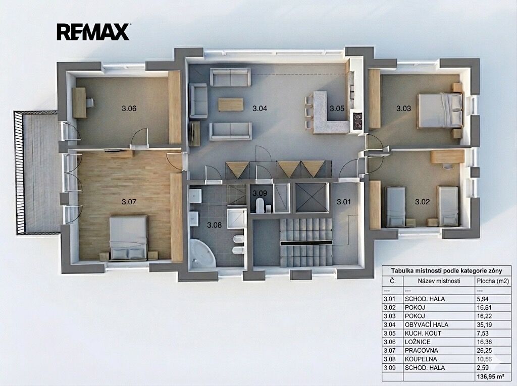 Pronájem bytu 5+kk 136 m² – fotografie 3