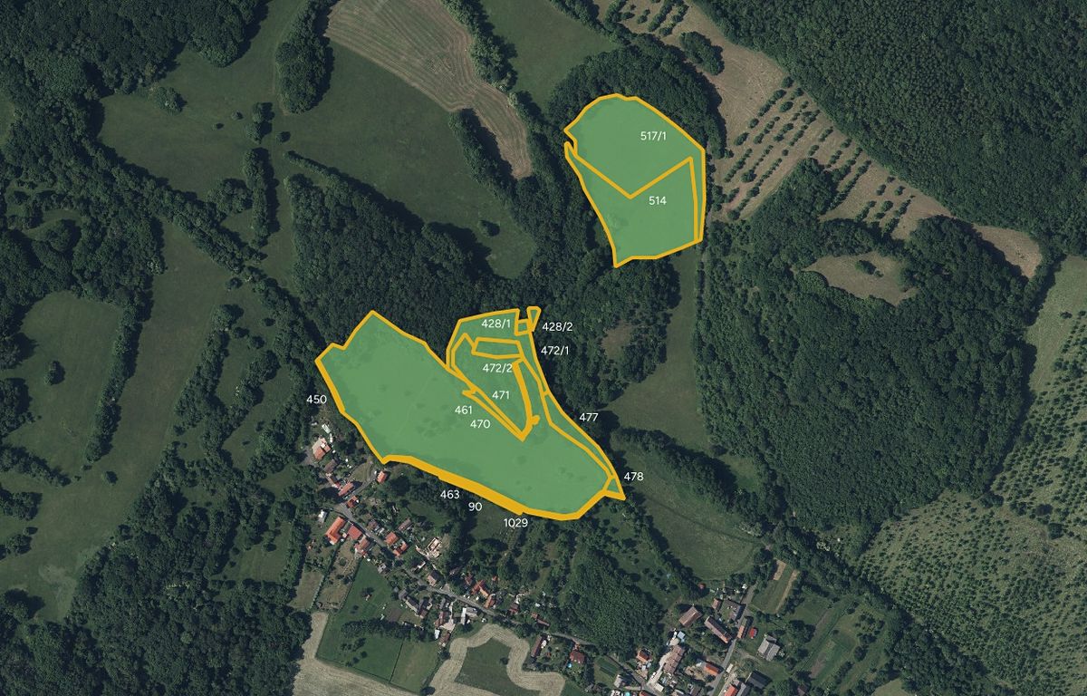 Prodej louky 58156 m²