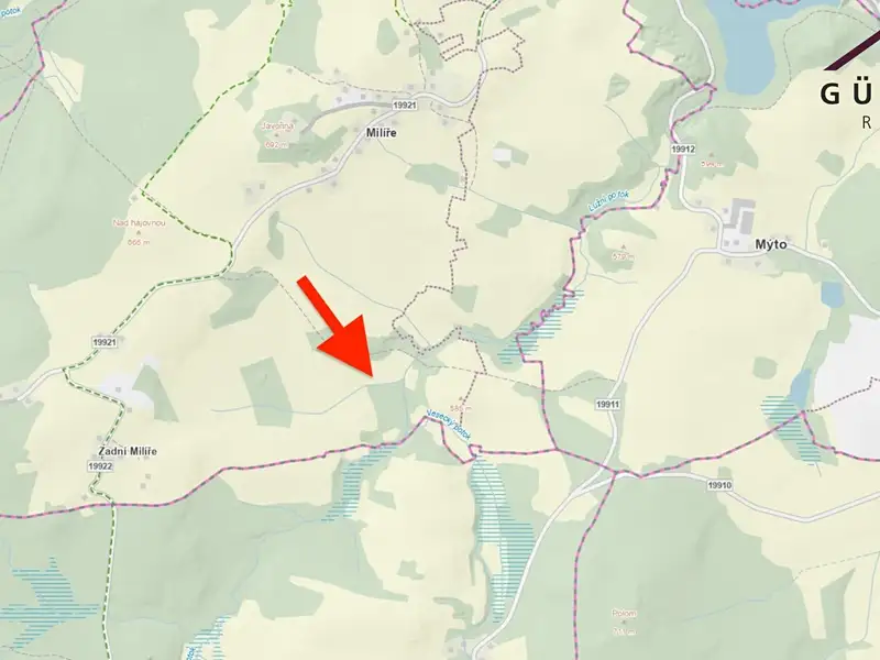 Prodej rybníku (vodní plochy) 40036 m², Milíře – náhled fotky 3
