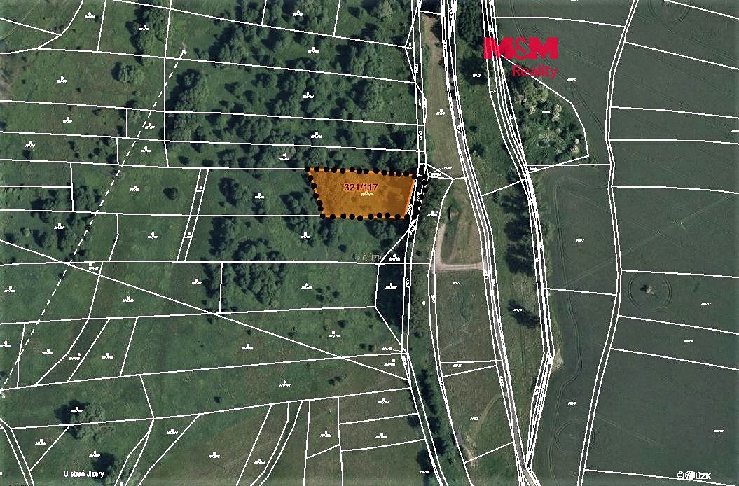 Prodej louky 1359 m², Bakov nad Jizerou – fotka 1 z 3