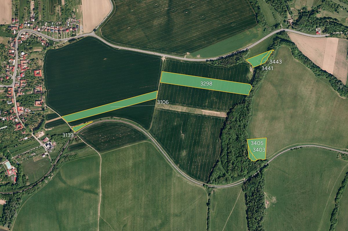 Prodej pole 20544 m²