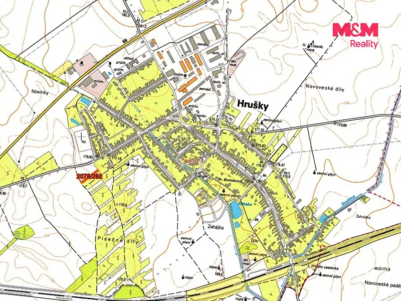 Prodej sadu, vinice 720 m², Hrušky – náhled fotky 2