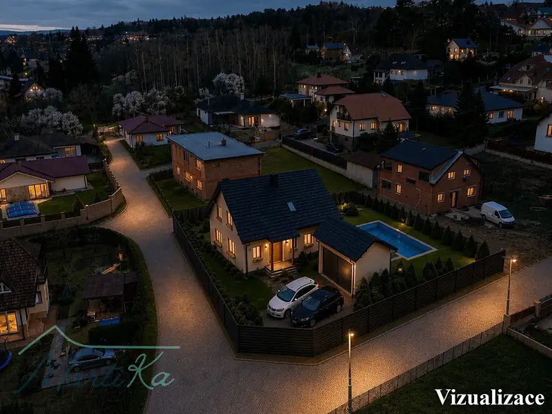 Prodej stavebního pozemku 1001 m², Psáry – náhled fotky 2