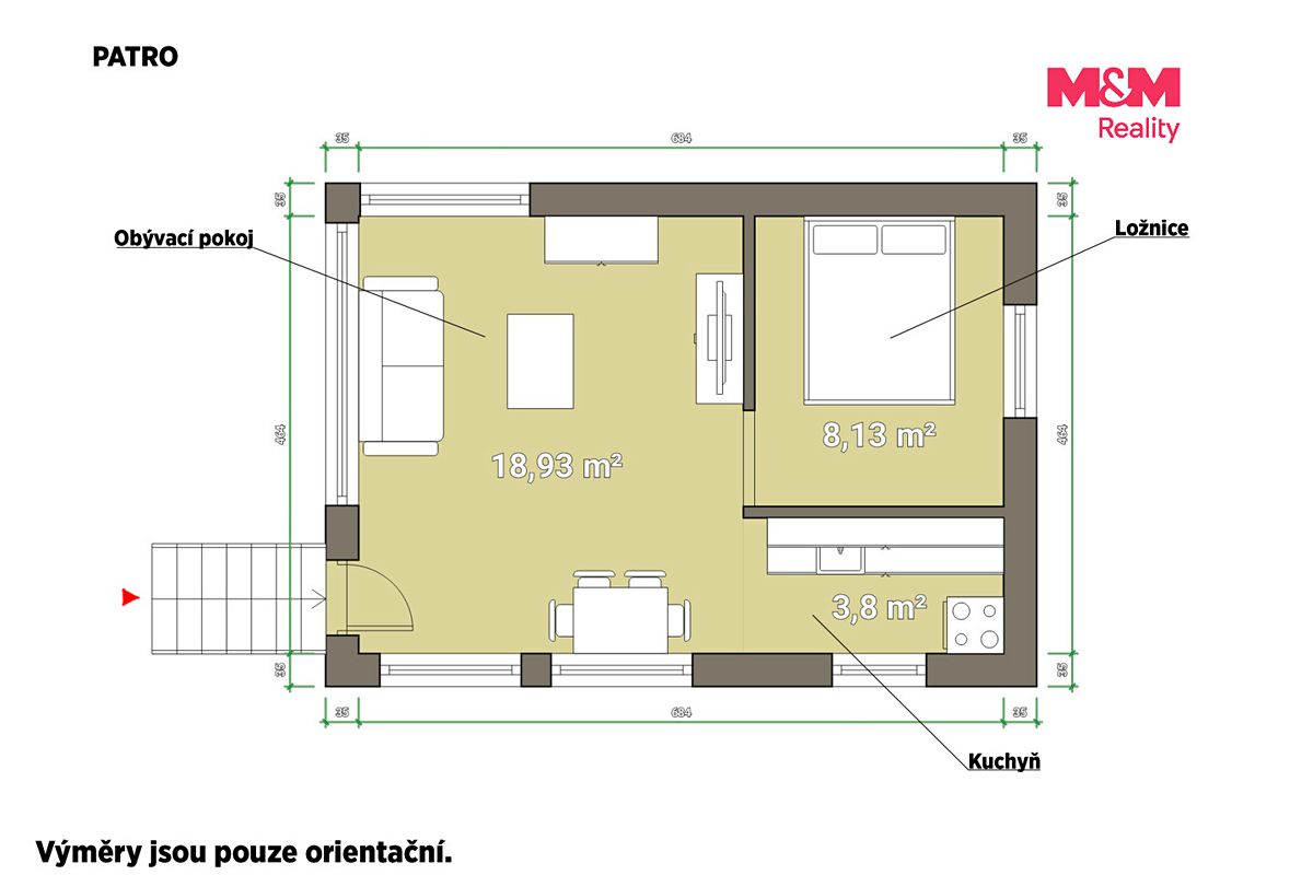 Prodej chaty 53 m², pozemek 427 m² – fotografie 4