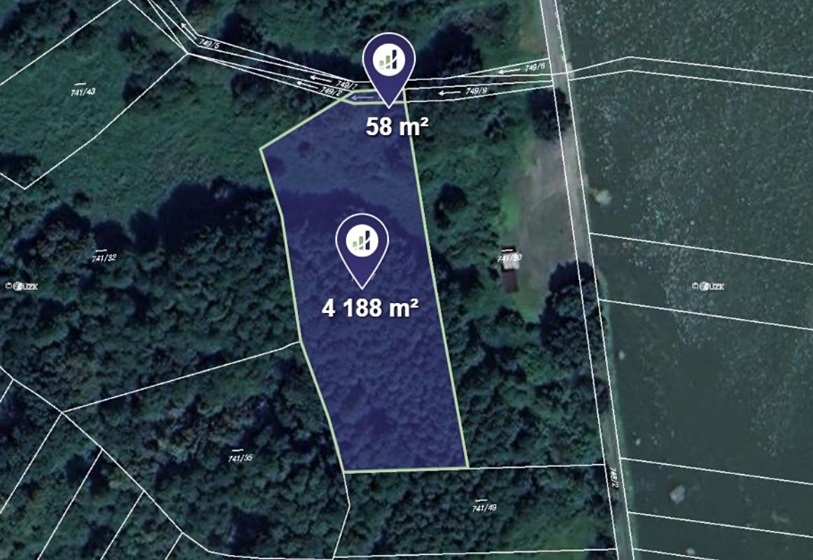 Prodej rybníku (vodní plochy) 4246 m²