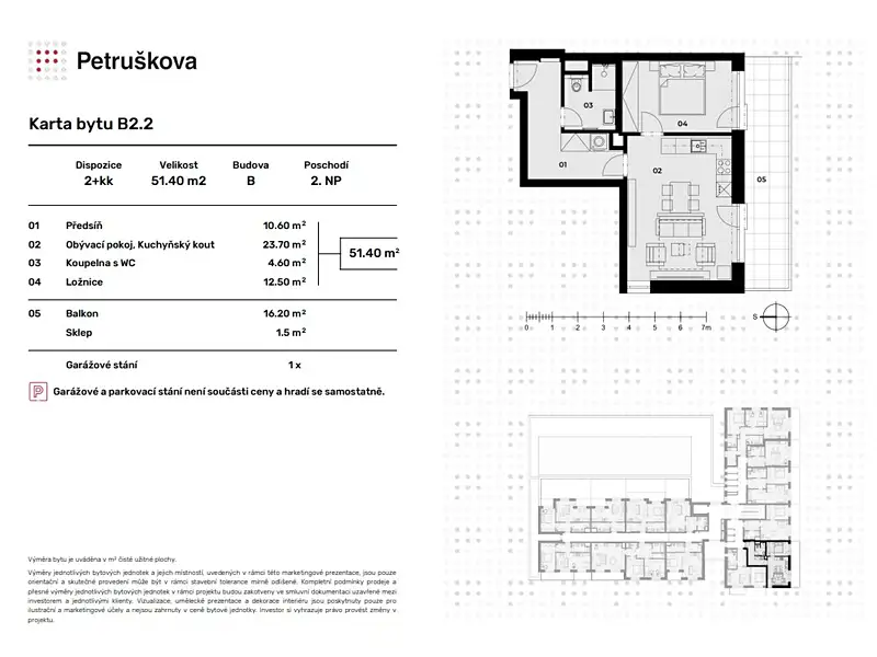 Prodej bytu 2+kk 51 m², Ostrava – náhled fotky 2