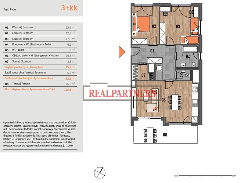 Prodej bytu 3+kk 108 m², Praha – náhled fotky 2