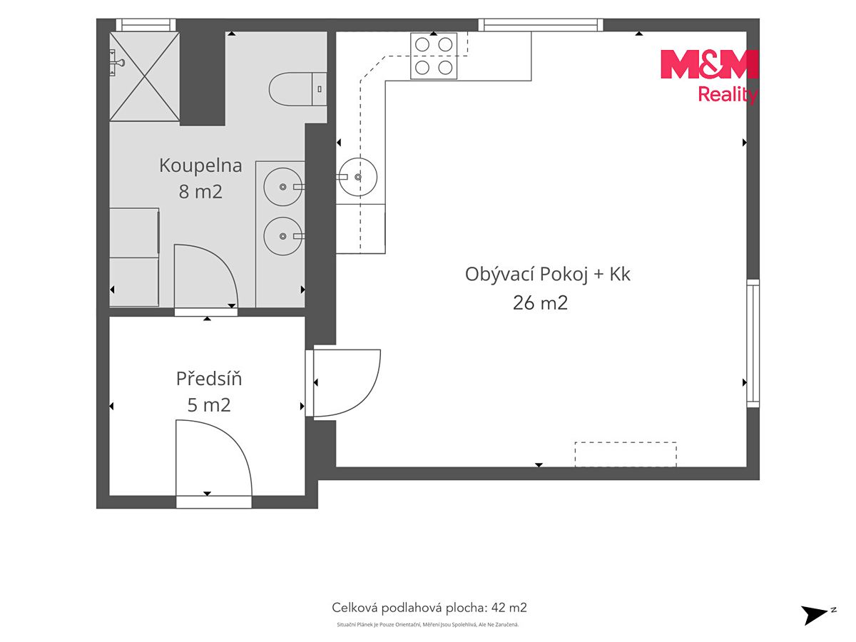 Prodej bytu 1+kk 38 m² – fotografie 4