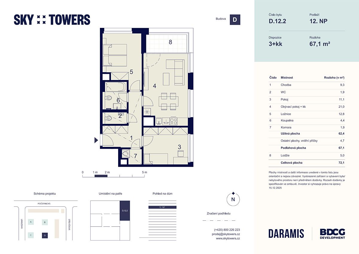 Prodej bytu 3+kk 62 m² – fotografie 4