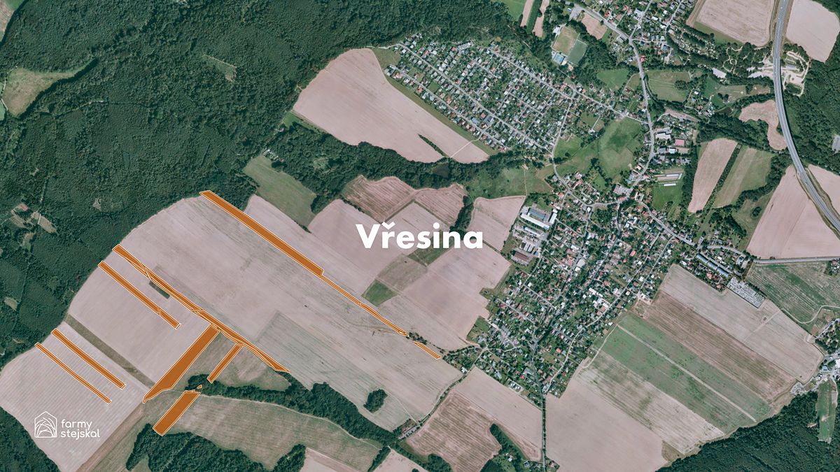 Prodej pole 102558 m²