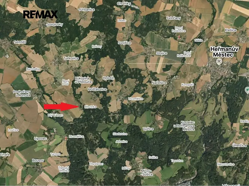 Prodej stavebního pozemku 1131 m², Hošťalovice – náhled fotky 3