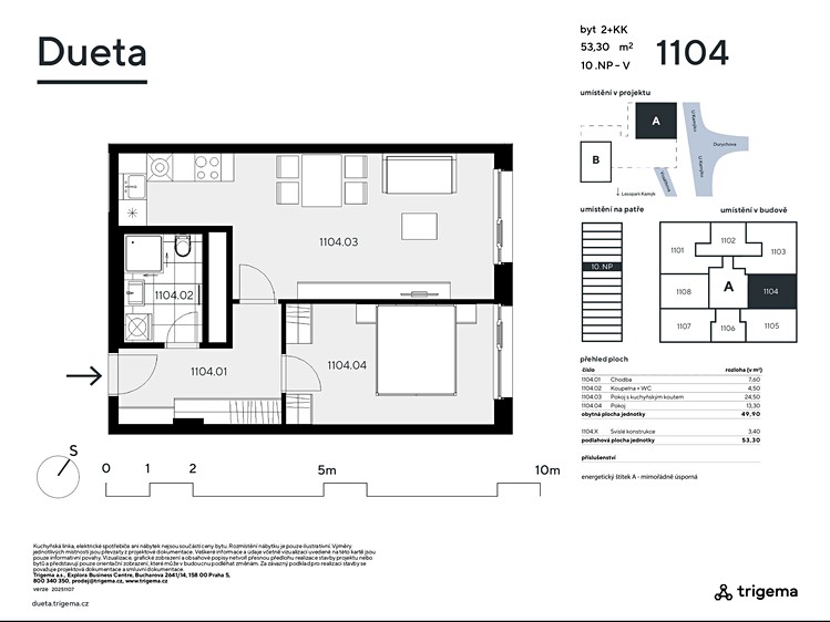 Prodej bytu 2+kk, 50 m² (3 z 12)
