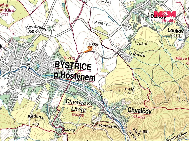 Prodej pole 1181 m², Chvalčov – náhled fotky 2