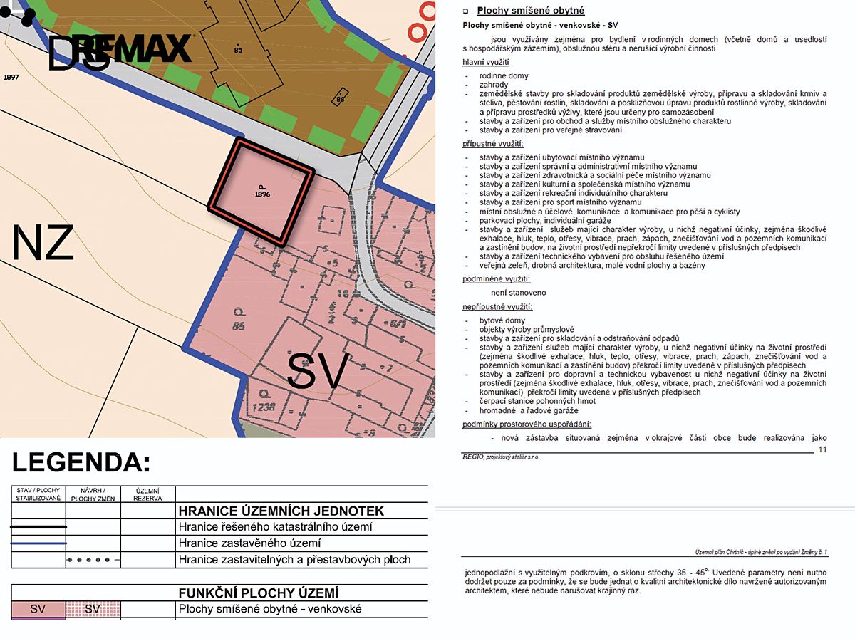 Prodej stavebního pozemku 1102 m² – fotografie 3