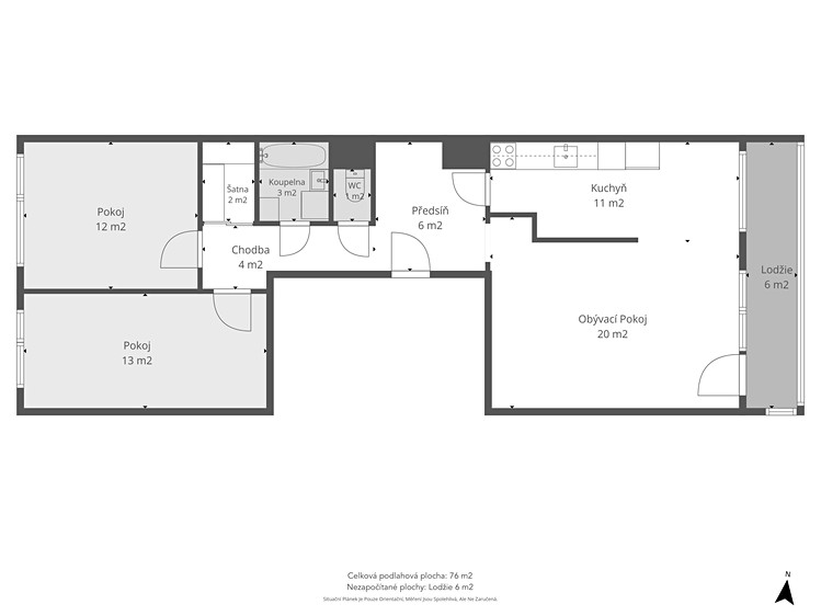 Wohnung 3+1 zum Kauf, 76 m² (41 von 45)