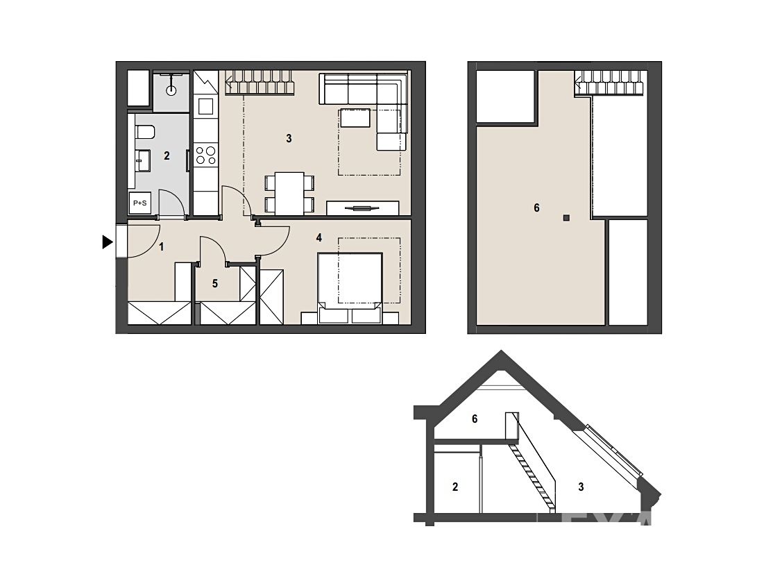 Prodej bytu 2+kk 50 m² – fotografie 3