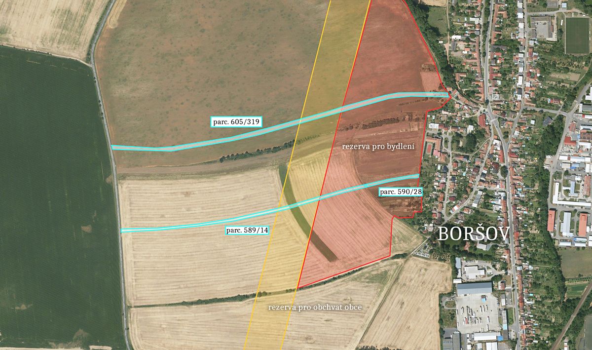 Prodej stavebního pozemku 14450 m²