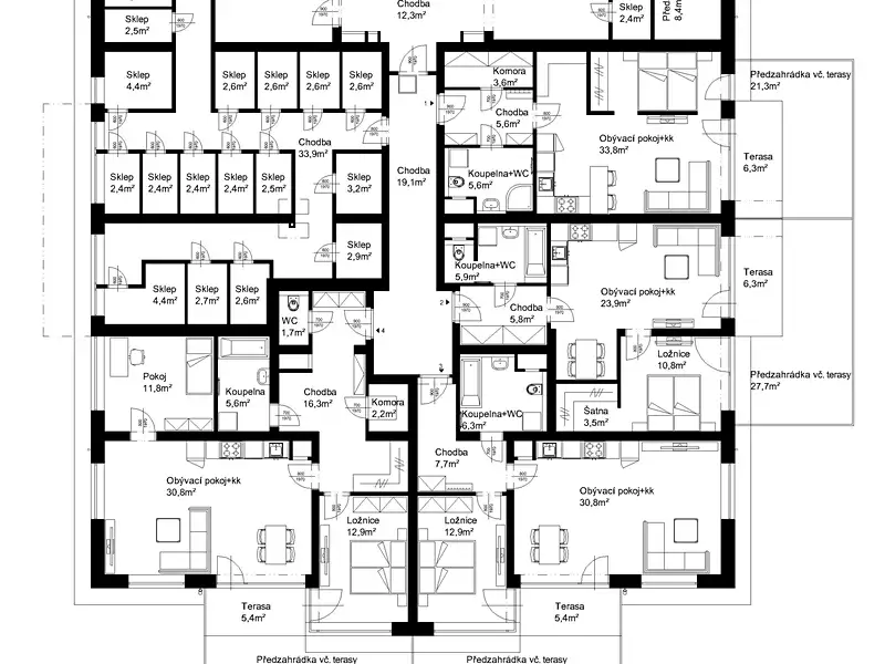 Prodej bytu 2+kk 58 m², Lanškroun – náhled fotky 3