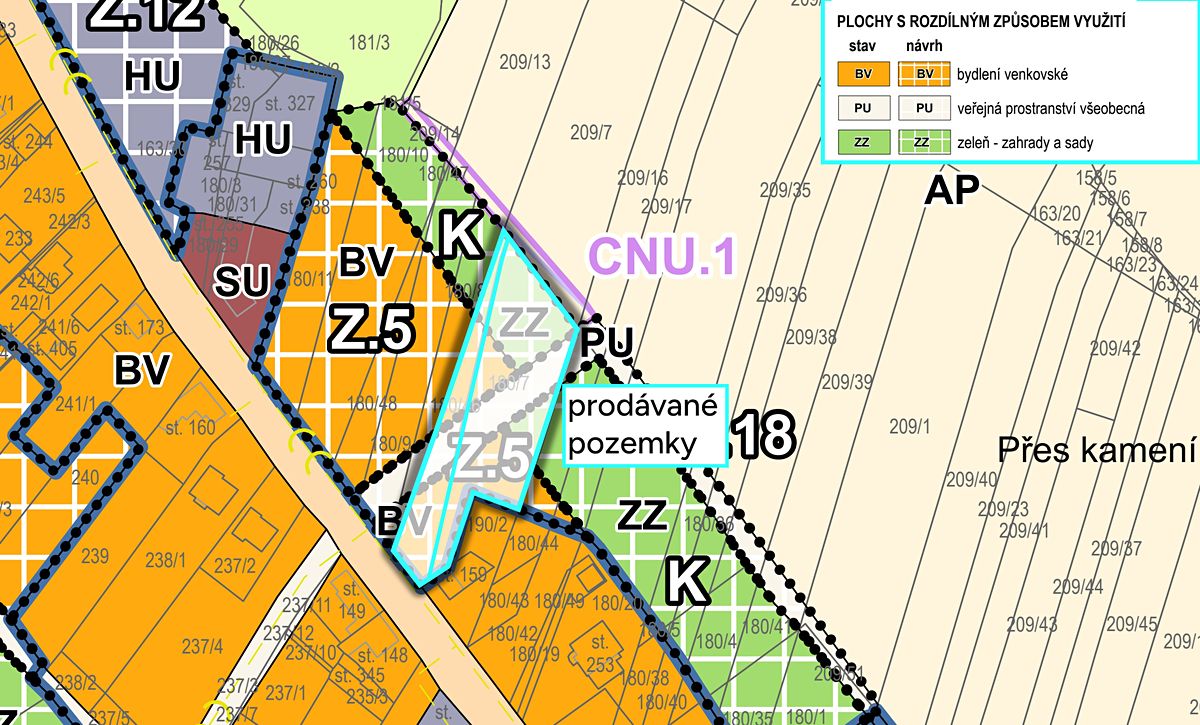Prodej stavebního pozemku 3292 m² – fotografie 3