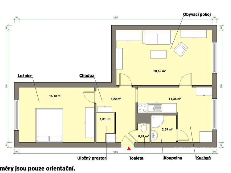 Wohnung 2+1 zum Kauf, 59 m² (6 von 15)