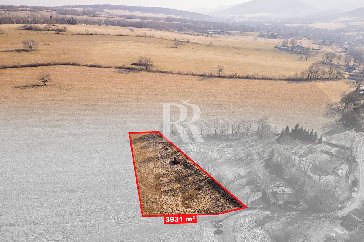 Prodej stavebního pozemku 3931 m² – fotografie 4